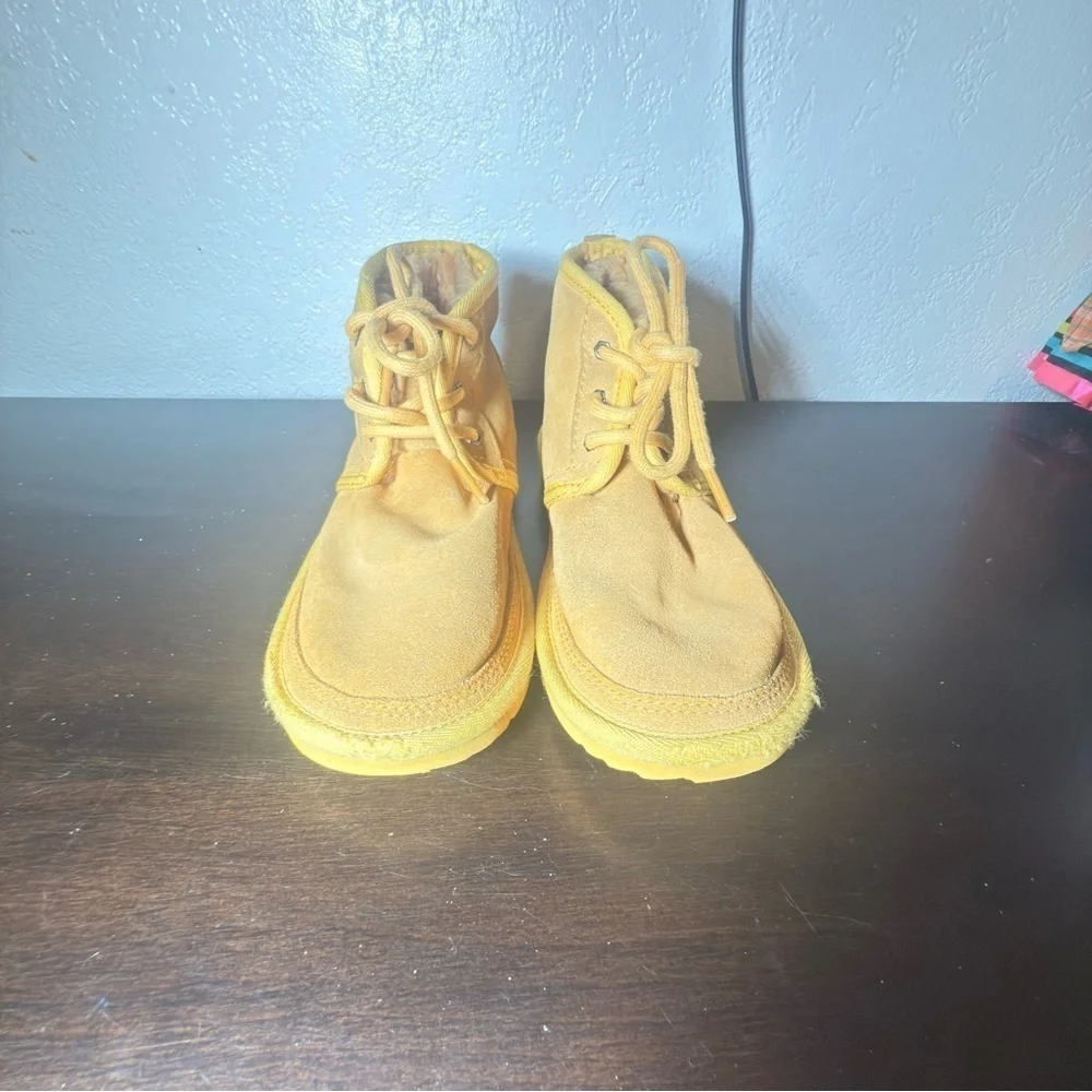 UGG Kids Mustard Yellow Boots